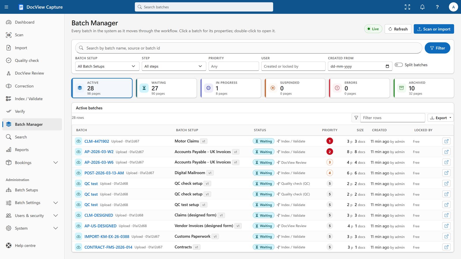 Batch Manager